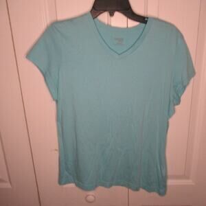 Danskin Now Blue v-neck shirt